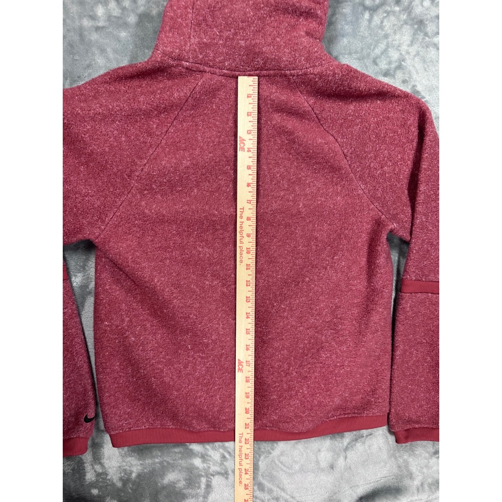 Nike Womens Funnel Neck Fleece Pullover Sweatshirt Rose Pink XS RN56323 - Picture 8 of 9